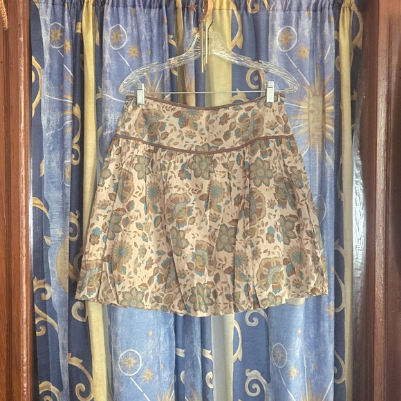 dELiA*s Dresses & Skirts - Delias Brown Floral Skirt Size 7/8